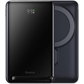 شارژر همراه مگنتی باسئوس مدل PPCX000003 ا Magnetic Bracket Wireless 20W PPCX000003