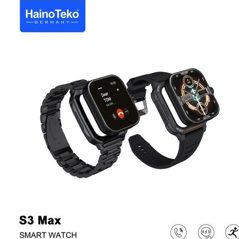 ساعت هوشمندhaino teko مدل s3 max-مشکی گارانتی شش ماهه شرکتی