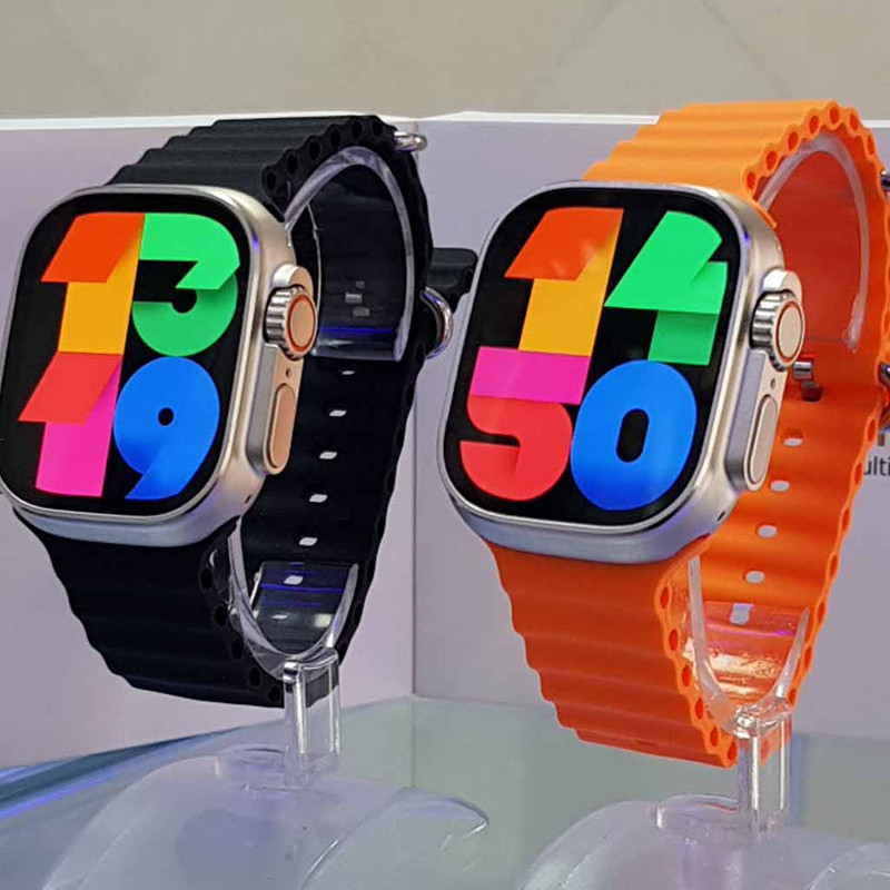 ساعت هوشمندtelzealمدل tc7 max  smart watch 49mmمشکی گارانتی شش ماهه