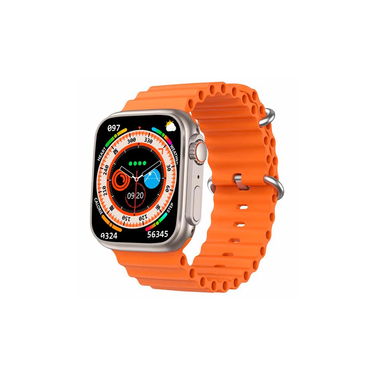 ساعت هوشسمندmodio مدل mc72 ultra-49mm نارنجی