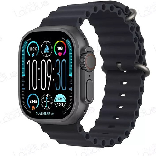ساعت هوشمند HK مدل Titanium Case HK9 Ultra2 Max-49MM - مشکی سبز