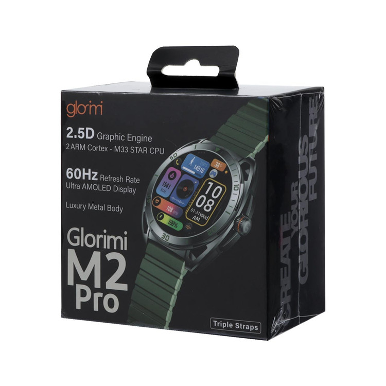 ساعت هوشمند شیائومی Glorimi مدل M2 Pro -(گارانتی 18 ماهه شرکتی)