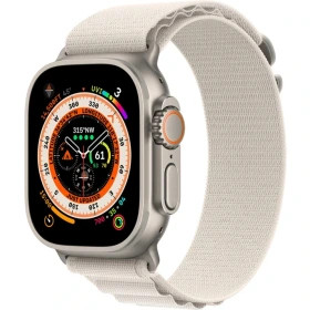 ساعت هوشمند اپل واچ Ultra مدل Titanium Case Starlight Alping Loop-49MM MQFA3CH/A - استارلایت