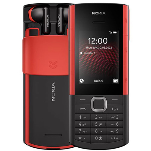 گوشی موبایل Nokia مدل Xpress Audio 5710 دو سیم کارت ظرفیت 128MB - مشکی - اصلی (FA)