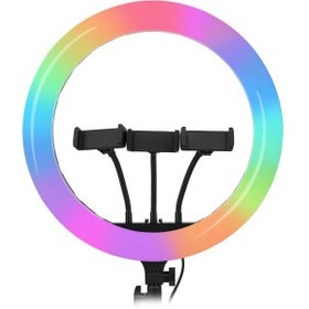 رینگ لایت Jmary مدل MJ36RGB (بدون پایه)