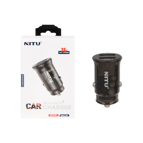 شارژر فندکی فست دو پورت NITU مدل NDC30 36W - مشکی