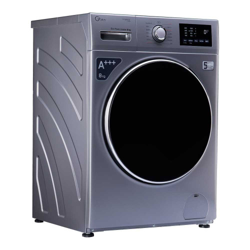 ماشین لباسشویی جی پلاس GWM-K8220T تیتانیوم 8 کیلویی