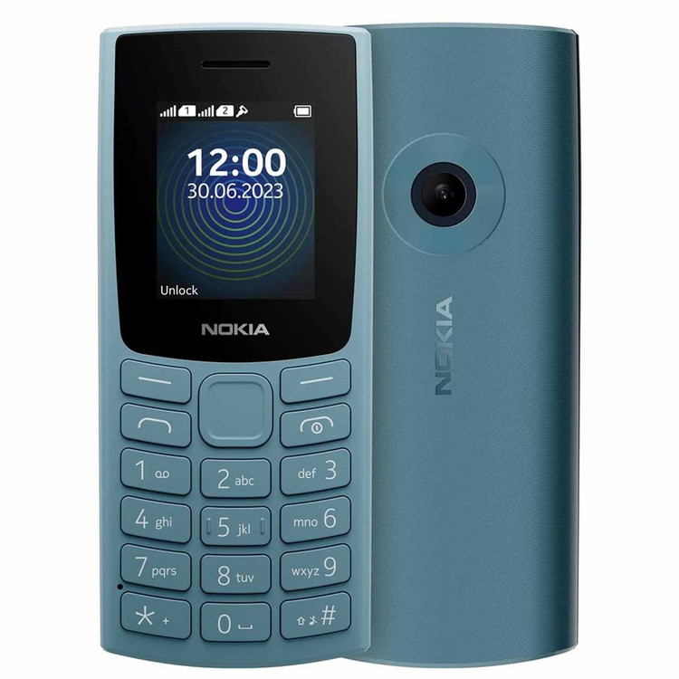 گوشی موبایل Nokia مدل 2023-110 دو سیم کارت - آبی - مونتاژ ایران تحت لیسانس نوکیا (گارانتی سامتل)