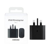 شارژر سه پین SAMSUNG 25W Plus اصلی TA800 ( فست و PD) مشکی DST (6 ماهه DST+ بیمه نامه 12 ماهه DGARD)