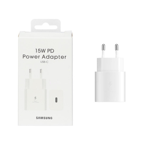 شارژر دیواری فست و PD تک پورت SAMSUNG مدل T1510 15W - سفید